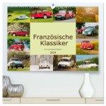 Französische Klassiker - 2CV und D Modell Oldtimer (hochwertiger Premium Wandkalender 2024 DIN A2 quer), Kunstdruck in Hochglanz