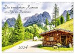 Das wunderbare Ramsau am Fuße des Dachsteins (Wandkalender 2024 DIN A3 quer), CALVENDO Monatskalender