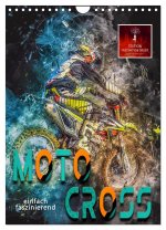 Motocross - einfach faszinierend (Wandkalender 2024 DIN A4 hoch), CALVENDO Monatskalender
