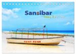 Sansibar - Sonne, Sand, Meer (Tischkalender 2024 DIN A5 quer), CALVENDO Monatskalender