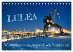 Lulea - Wintertraum in Schwedisch Lappland (Tischkalender 2024 DIN A5 quer), CALVENDO Monatskalender