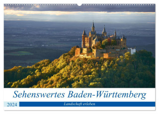 Sehenswertes Baden-Württemberg (Wandkalender 2024 DIN A2 quer), CALVENDO Monatskalender