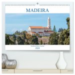 Madeira - Wunderschönes Funchal (hochwertiger Premium Wandkalender 2024 DIN A2 quer), Kunstdruck in Hochglanz