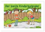 Der bunte Kinderkalender (Wandkalender 2024 DIN A2 quer), CALVENDO Monatskalender