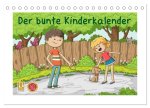 Der bunte Kinderkalender (Tischkalender 2024 DIN A5 quer), CALVENDO Monatskalender