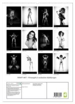 Kraft-Akt - Fitnessgirls in erotischen Abbildungen (hochwertiger Premium Wandkalender 2024 DIN A2 hoch), Kunstdruck in Hochglanz