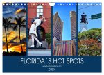 Florida Spots II (Wandkalender 2024 DIN A4 quer), CALVENDO Monatskalender