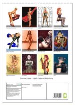 Femme Fatale - Fetisch Fantasien (hochwertiger Premium Wandkalender 2024 DIN A2 hoch), Kunstdruck in Hochglanz