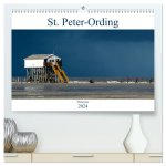 St. Peter-Ording - Natur pur (hochwertiger Premium Wandkalender 2024 DIN A2 quer), Kunstdruck in Hochglanz