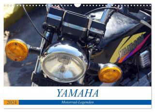 YAMAHA - Motorrad-Legenden (Wandkalender 2024 DIN A3 quer), CALVENDO Monatskalender