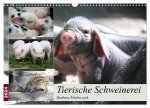 Tierische Schweinerei (Wandkalender 2024 DIN A3 quer), CALVENDO Monatskalender