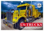 US-Trucks. Faszination Langhauber (Wandkalender 2024 DIN A4 quer), CALVENDO Monatskalender