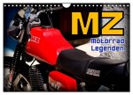 Motorrad-Legenden - MZ (Wandkalender 2024 DIN A4 quer), CALVENDO Monatskalender
