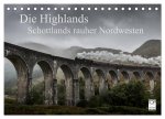 Die Highlands - Schottlands rauher Nordwesten (Tischkalender 2024 DIN A5 quer), CALVENDO Monatskalender