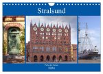 Stralsund - Perle der Ostsee (Wandkalender 2024 DIN A4 quer), CALVENDO Monatskalender
