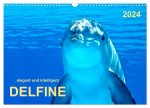 Delfine - elegant und intelligent (Wandkalender 2024 DIN A3 quer), CALVENDO Monatskalender