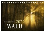 Mysterium Wald (Tischkalender 2024 DIN A5 quer), CALVENDO Monatskalender