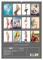 Pin-up-Girls - Sexy, kess und kokett (hochwertiger Premium Wandkalender 2024 DIN A2 hoch), Kunstdruck in Hochglanz
