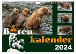 Bärenkalender (Wandkalender 2024 DIN A4 quer), CALVENDO Monatskalender