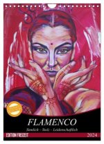 Flamenco (Wandkalender 2024 DIN A4 hoch), CALVENDO Monatskalender