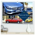 Autos mit Stern - Mercedes-Benz auf Kuba (hochwertiger Premium Wandkalender 2024 DIN A2 quer), Kunstdruck in Hochglanz