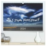 Bis zum Horizont. Der Himmel über Norddeutschland. (hochwertiger Premium Wandkalender 2024 DIN A2 quer), Kunstdruck in Hochglanz