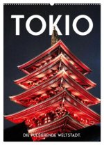 Tokio - Die pulsierende Weltstadt. (Wandkalender 2024 DIN A2 hoch), CALVENDO Monatskalender
