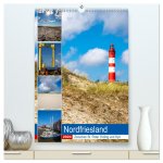 Nordfriesland, Zwischen St. Peter Ording und Sylt (hochwertiger Premium Wandkalender 2024 DIN A2 hoch), Kunstdruck in Hochglanz
