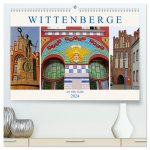 Wittenberge an der Elbe (hochwertiger Premium Wandkalender 2024 DIN A2 quer), Kunstdruck in Hochglanz