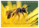 Bienen - Fleißige Gartenbewohner (Tischkalender 2024 DIN A5 quer), CALVENDO Monatskalender