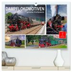 Dampflokomotiven - geliebte Kraftpakete (hochwertiger Premium Wandkalender 2024 DIN A2 quer), Kunstdruck in Hochglanz