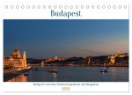 Budapest: zwischen Parlamentsgebäude und Burgpalast (Tischkalender 2024 DIN A5 quer), CALVENDO Monatskalender