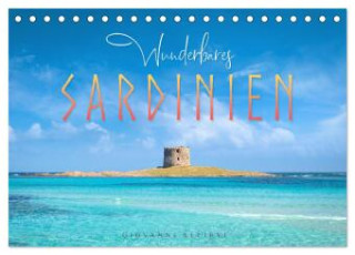 Wunderbares Sardinien (Tischkalender 2024 DIN A5 quer), CALVENDO Monatskalender