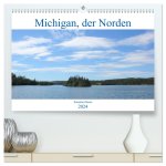 Michigan, der Norden (hochwertiger Premium Wandkalender 2024 DIN A2 quer), Kunstdruck in Hochglanz
