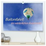 Ballonfahrt im winterlichen Kaiserwinkl (hochwertiger Premium Wandkalender 2024 DIN A2 quer), Kunstdruck in Hochglanz