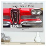Sexy Cars in Cuba - Faszinierende Oldtimer in Havanna (hochwertiger Premium Wandkalender 2024 DIN A2 quer), Kunstdruck in Hochglanz