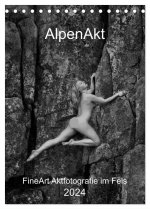 AlpenAkt 2024 (Tischkalender 2024 DIN A5 hoch), CALVENDO Monatskalender
