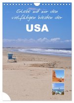 Erlebe mit mir den vielfältigen Westen der USA (Wandkalender 2024 DIN A4 hoch), CALVENDO Monatskalender