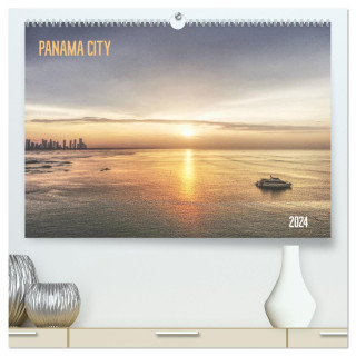 Panama City (hochwertiger Premium Wandkalender 2024 DIN A2 quer), Kunstdruck in Hochglanz