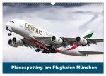 Planespotting am Flughafen München (Wandkalender 2024 DIN A3 quer), CALVENDO Monatskalender