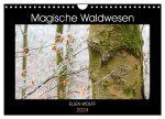 Magische Waldwesen (Wandkalender 2024 DIN A4 quer), CALVENDO Monatskalender