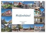 Wolfenbüttel - Historisches Fachwerk (Wandkalender 2024 DIN A2 quer), CALVENDO Monatskalender