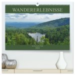 Wandererlebnisse im Bayrischen Wald (hochwertiger Premium Wandkalender 2024 DIN A2 quer), Kunstdruck in Hochglanz