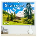 Bündnerland (hochwertiger Premium Wandkalender 2024 DIN A2 quer), Kunstdruck in Hochglanz
