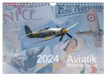 Aviatik Photocomposing 2024 (Wandkalender 2024 DIN A4 quer), CALVENDO Monatskalender