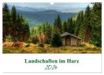 Landschaften im Harz (Wandkalender 2024 DIN A3 quer), CALVENDO Monatskalender