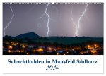 Schachtanlagen in Mansfeld Südharz (Wandkalender 2024 DIN A2 quer), CALVENDO Monatskalender