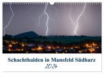 Schachtanlagen in Mansfeld Südharz (Wandkalender 2024 DIN A3 quer), CALVENDO Monatskalender