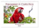 Papageien in Costa Rica (Wandkalender 2024 DIN A4 quer), CALVENDO Monatskalender