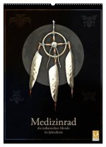 Medizinrad - die indianischen Monde im Jahreskreis (Wandkalender 2024 DIN A2 hoch), CALVENDO Monatskalender